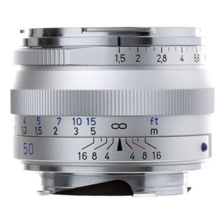Zeiss 50mm f/1.5 C Sonnar T* ZM Lens for Leica M, Silver 1407-067