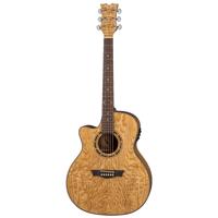 Dean Exotica Quilt Ash AE Left-Handed Guitar, Rosewood, Glossy