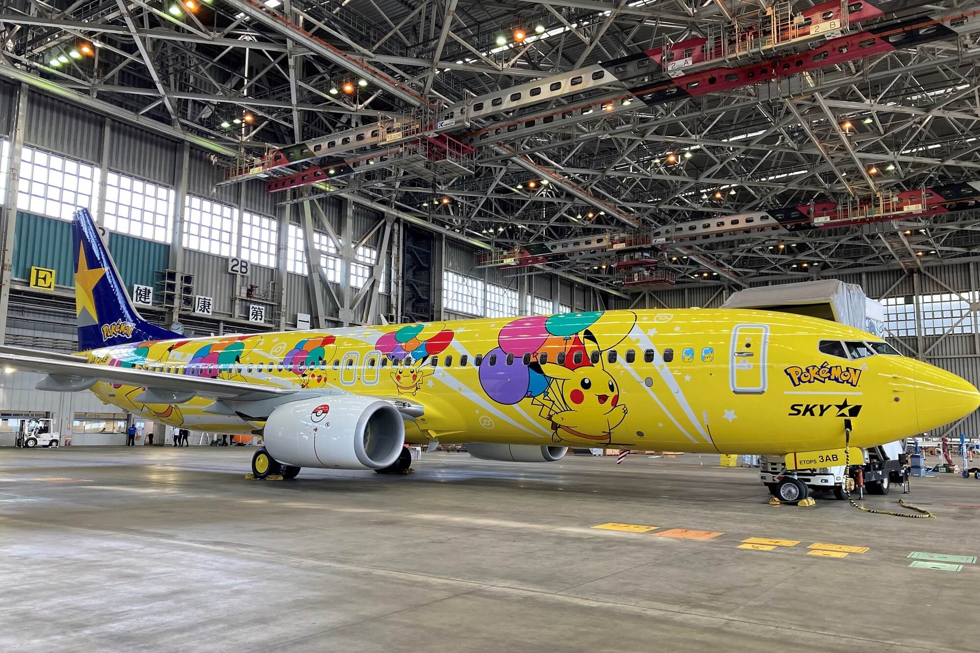 スカイマーク｜PIKACHU JET BC1｜BOEING 737-800 Japan's Skymark