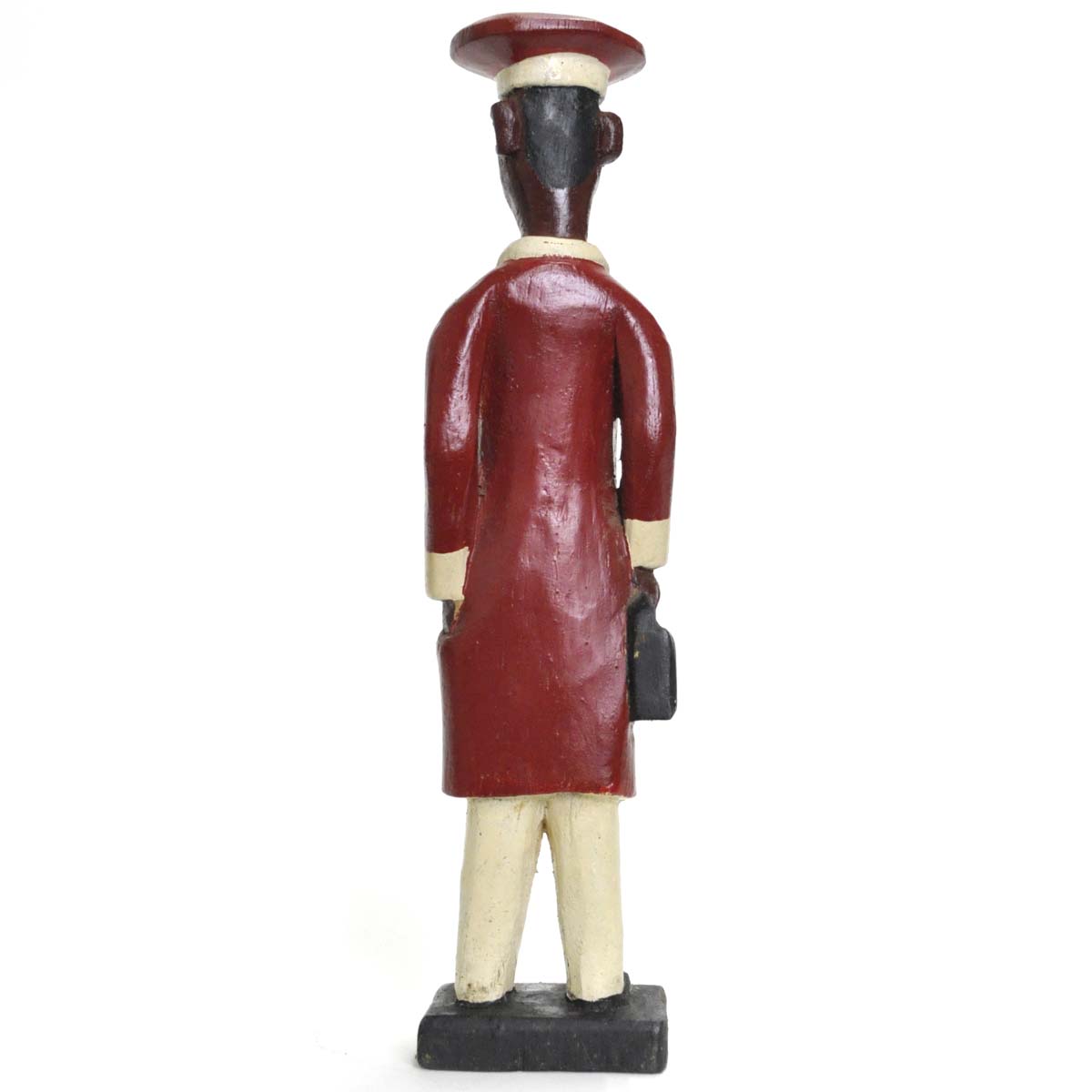 19世紀・コートジボワール「木彫・少年像」アフリカ・民族人形・コロン