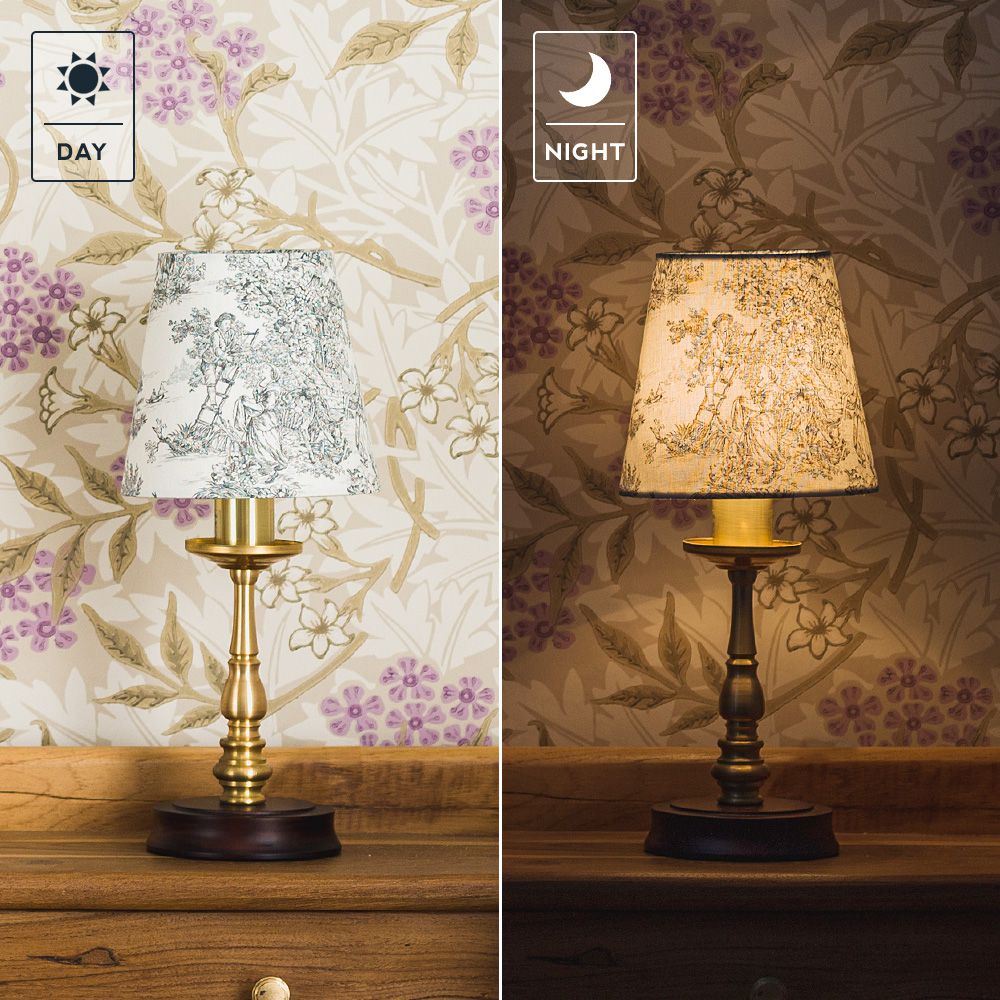 アンティーク 玉虫色イエロー&翠&乳白&桜 ファブリル系ガラス ランプ