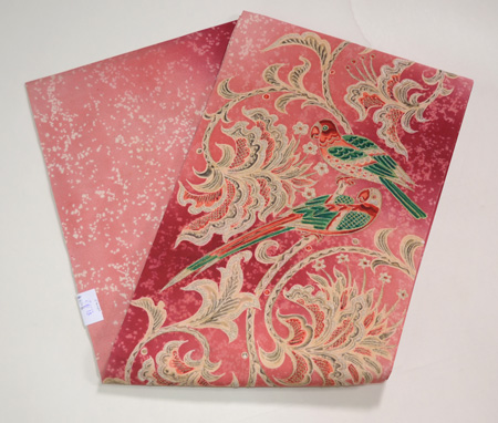 No.29100303 染色画 皆川月華「染彩 日出鯉 共シール」 蘭の花図