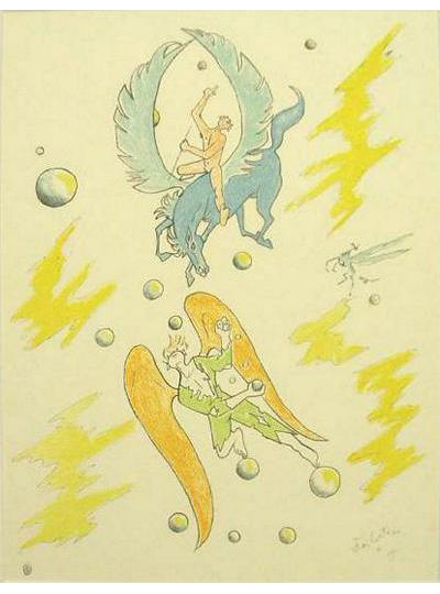 ジャンコクトー リトグラフ ☆ジャン コクトー（JEAN COCTEAU