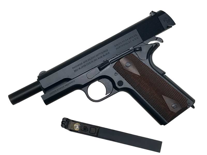 WA] コルト M1911 U.S.ARMY ロイヤルブルー SCW1 HW ガスブローバック