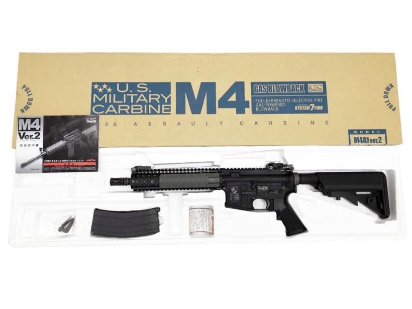 KSC] M4A1 ver.2 GBB ガスブローバックライフル レイルハンドガード