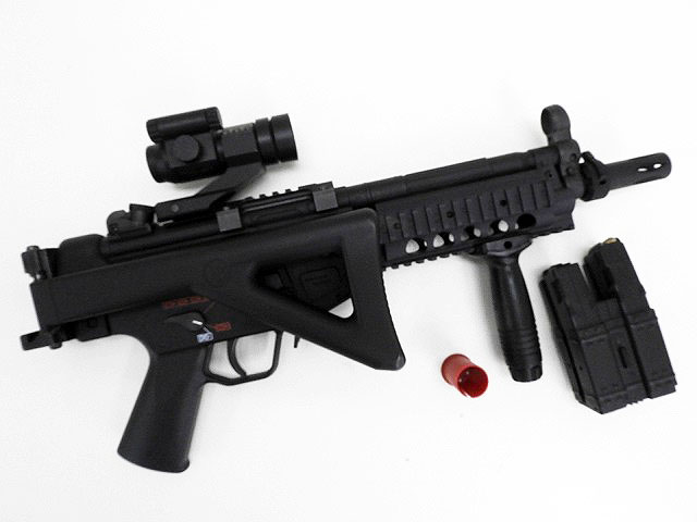 MP5 RAS 電動ガン カスタム済 マガジン2本、その他付属品付き