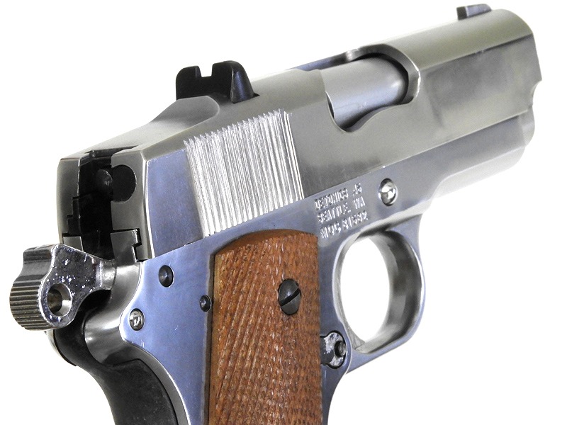 MGC デトニクス45 シルバーモデル 木製グリップ付き ABS樹脂製モデル