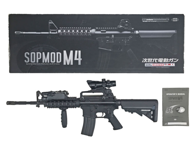 東京マルイ] SOPMOD M4 次世代電動ガン 外装カスタム (中古)の販売