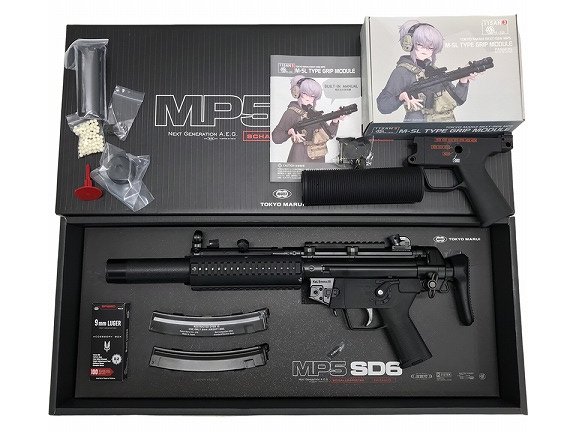 東京マルイ 次世代電動ガン ほぼ未使用 MP5 SD6 付属品色々 MP5 SD6
