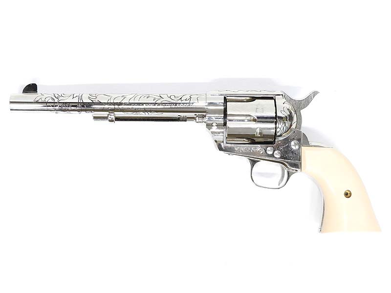 タナカ] コルト SAA.45 キャバルリー ニッケルフィニッシュ