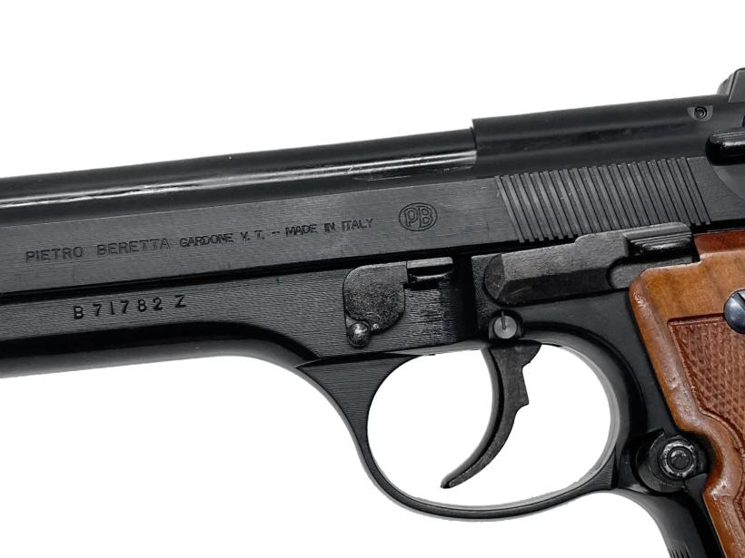 ACG_スズキ] ベレッタ M92SB ABS 発火モデルガン ヘアライン仕様 木製