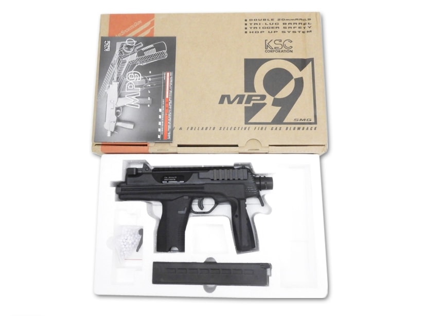 KWA] MP9 サブマシンガン ns2 SYSTEM ガスガン ブラック (新品)の販売