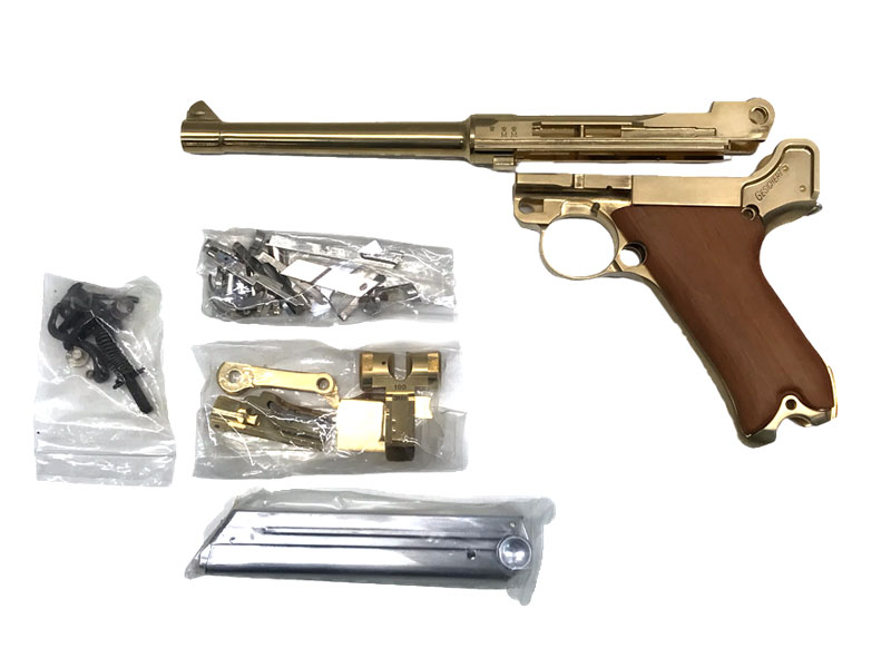 時雨マルシン製 ルガーP－08（6インチ） モデルガン 未発火 美品 P