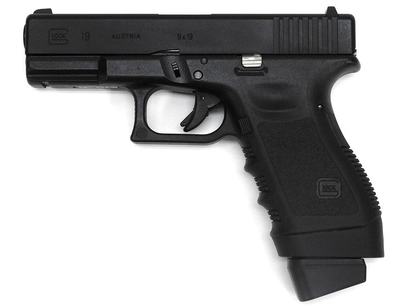 Glock 19 エアガン【カスタム中古】 KJ WORKS] グロック19 HWスライド