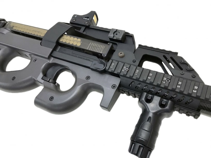 東京マルイ] P90TR 電動ガン サイレンサー&レイルハンドガードカスタム