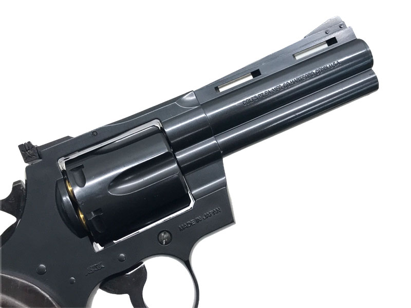 絶版 東京マルイ COLT PYTHON 357mag リアルカート・木グリ仕様