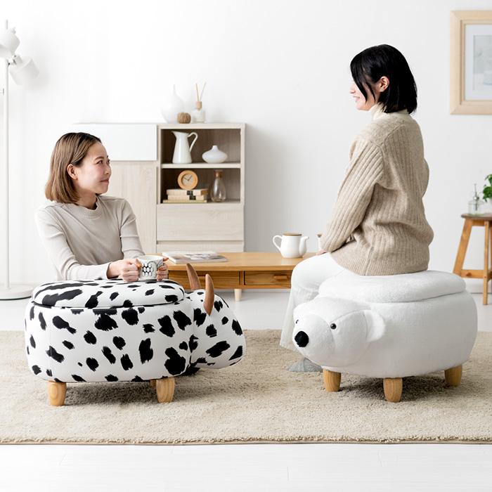 収納付きアニマルスツール ANIMO(アニモ) Lサイズ Aタイプ | 家具
