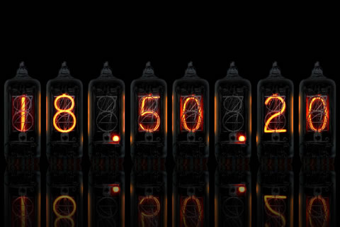 Divergence Clock: シュタインズゲートっぽさに感動できるニキシー管