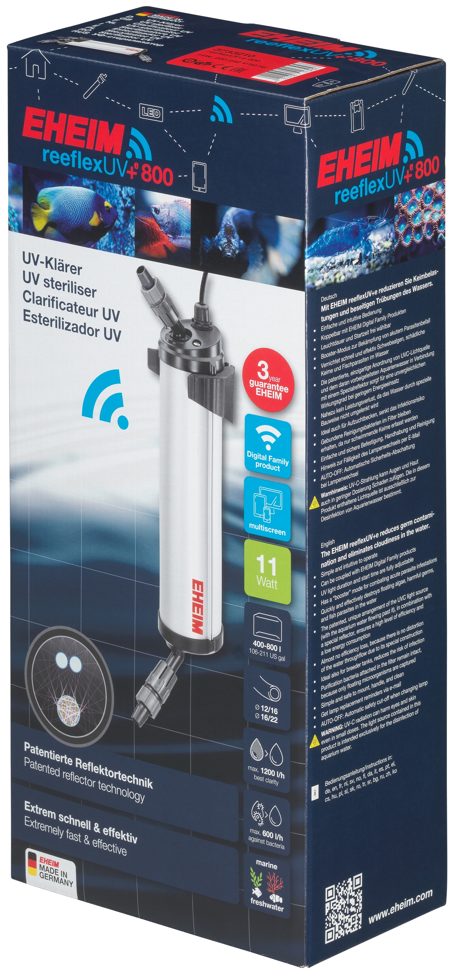 EHEIM reeflexUV+e 800