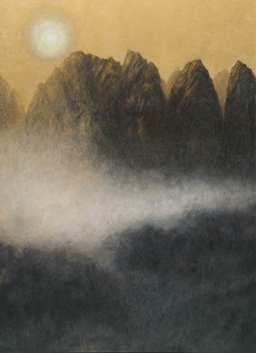 鈴木竹柏 リトグラフ 耀く 日本画 サイン入 EA版 額付 25.12.7−1 鈴木