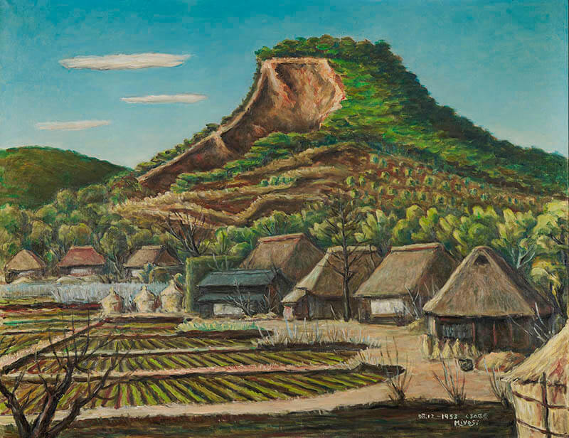 版画『鼓と少女』太田二郎 作 版画『鼓と少女』太田二郎 作 版画『鼓