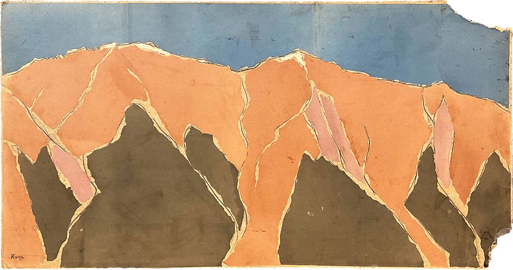 真作 熊谷榧 「グレイ小屋」 肉筆油彩 F12号 1980年制作 父:熊谷守