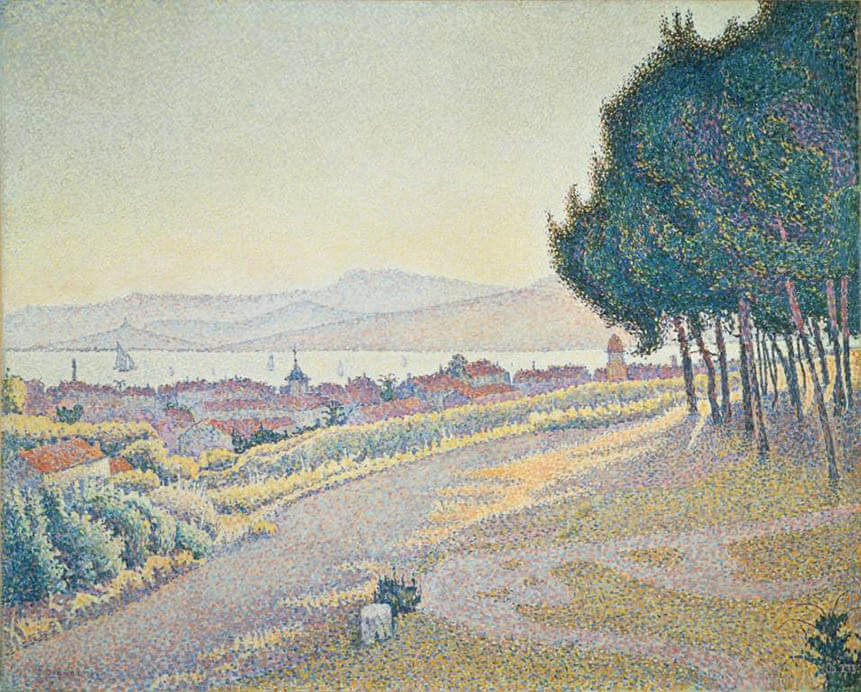 マクシミリアン・リュス、城塞の丘、サン＝トロペ、希少な画集より