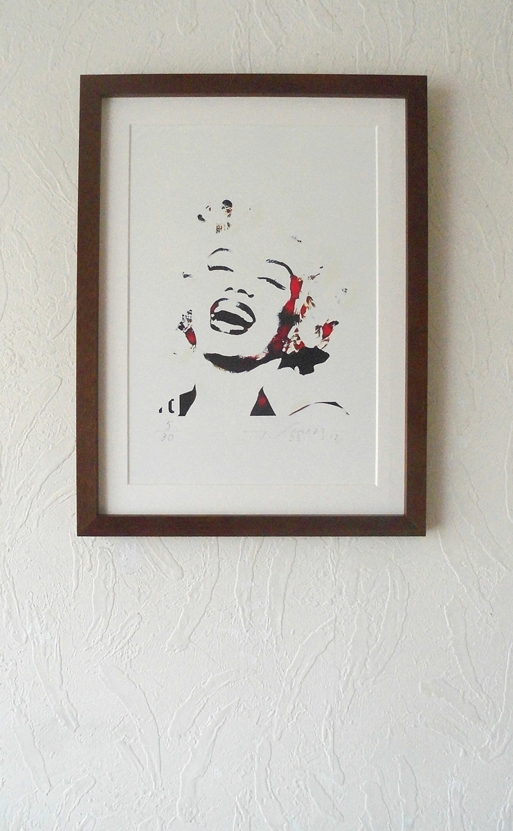 マリリン モンロー / デジタル絵画 23/12 (5/30)」 by 島田 豊実