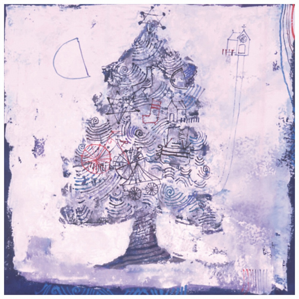 早川義孝 絵画(ダイヤモンド・スクリーニング) 樅の木 3922|アート