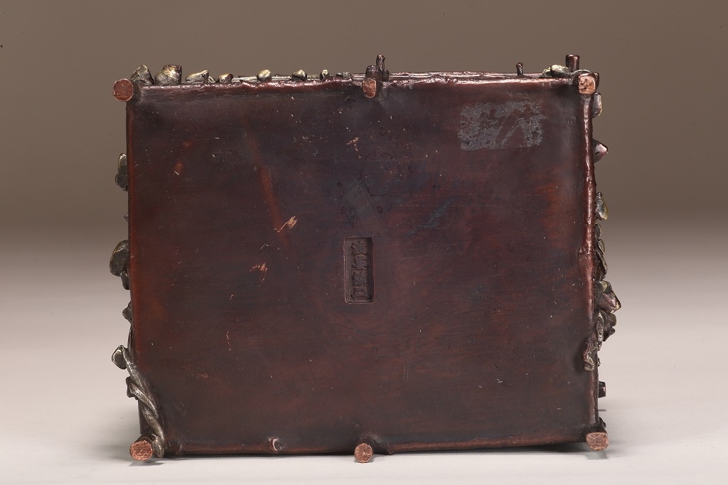 蝋鋳草庵置物（二代村田整珉・木村渡雲造） | 雨竹亭オンラインショップ