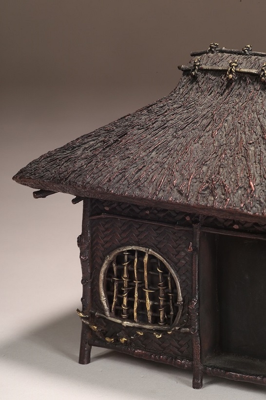 蝋鋳草庵置物（二代村田整珉・木村渡雲造） | 雨竹亭オンラインショップ