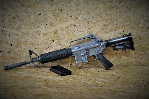 WE-TECH XM177 E2 リアル刻印 ガスブローバックガスガン アルミ