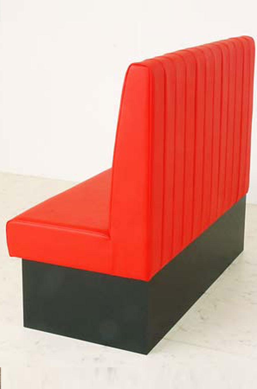 赤いベンチ 店舗用ベンチ(赤い背もたれと座面クッションセット) 張替え