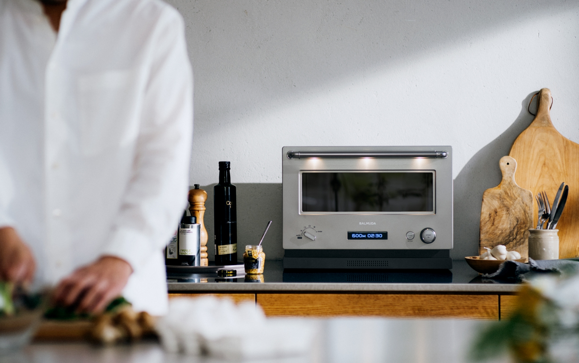 BALMUDA K04A-BK オーブンレンジ 2021年製 難あり BALMUDA