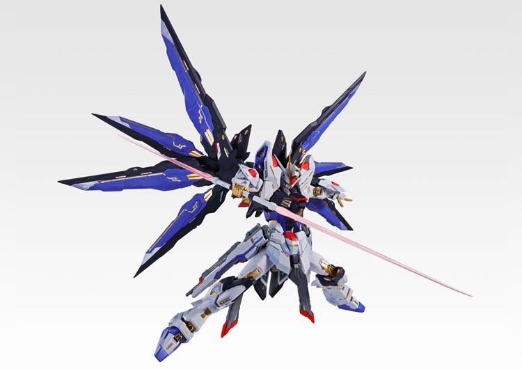 Metal Build Strike Freedom Gundam Soul Blue Ver. Available at NYCC