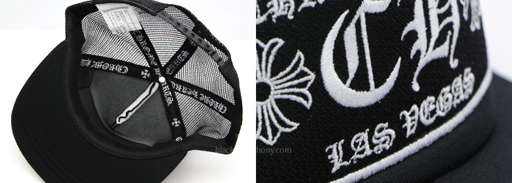 クロムハーツトラッカーキャップCHブラックラスベガス限定|クロム