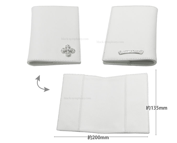 Chrome Heartsクロムハーツ パスポートカバー フィリグリープラス