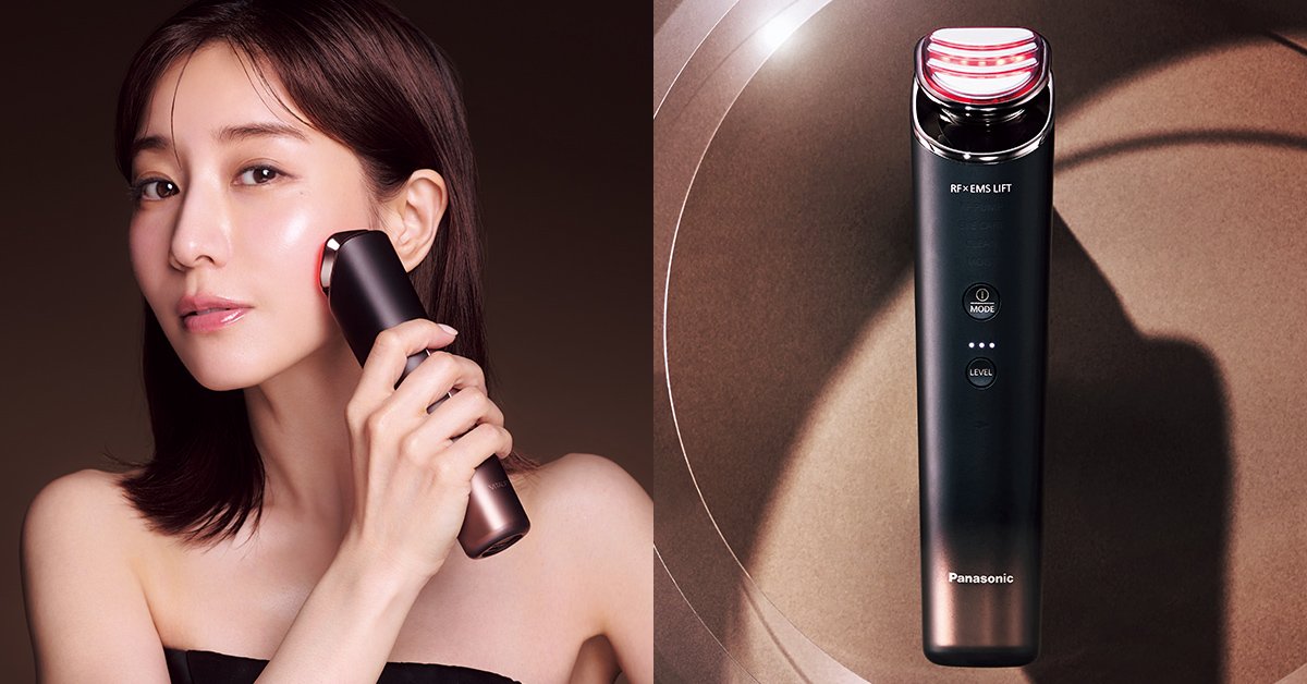 美品 Panasonic バイタリフト かっさ 美顔器 ブラック 田中みなみ