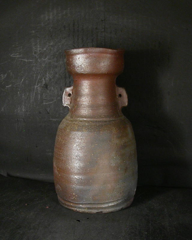 上位作☆横山直樹《師：川端文男》☆備前（窯変）自然練込茶碗☆共箱