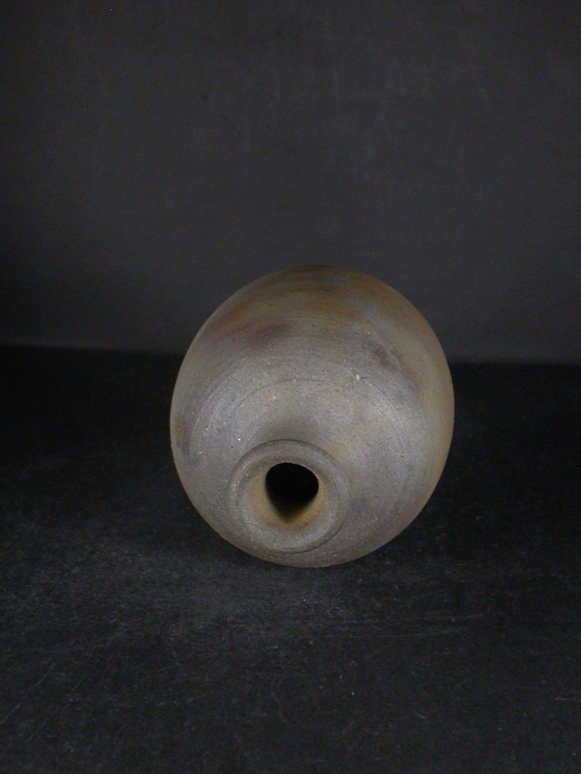 処分品 備前焼 登窯 備前市無形文化財 柴岡 紘一 共箱付き緋襷・桟切