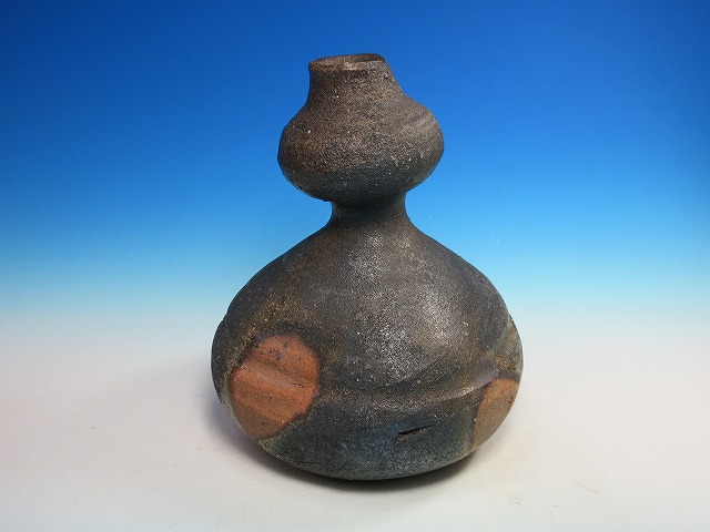 備前窯変瓢徳利｜作家名：末廣 学｜文錦堂 | 文錦堂