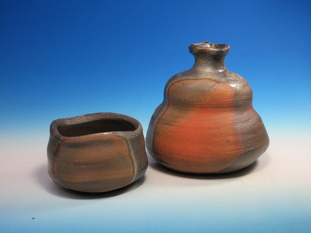 備前窯変徳利｜作家名：金重 愫｜文錦堂 | 文錦堂