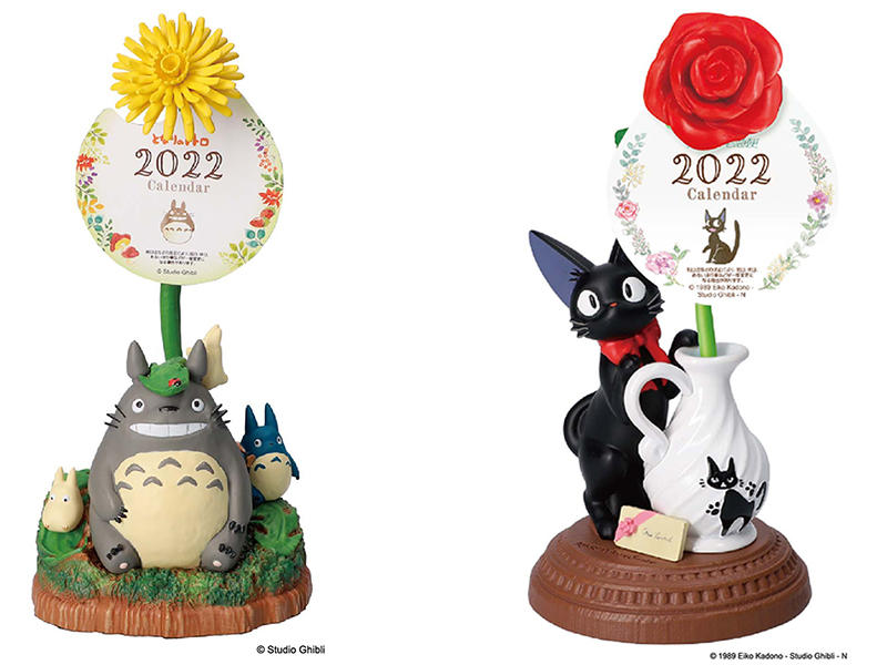 新製品】「となりのトトロ」「魔女の宅急便」2022年立体カレンダー｜