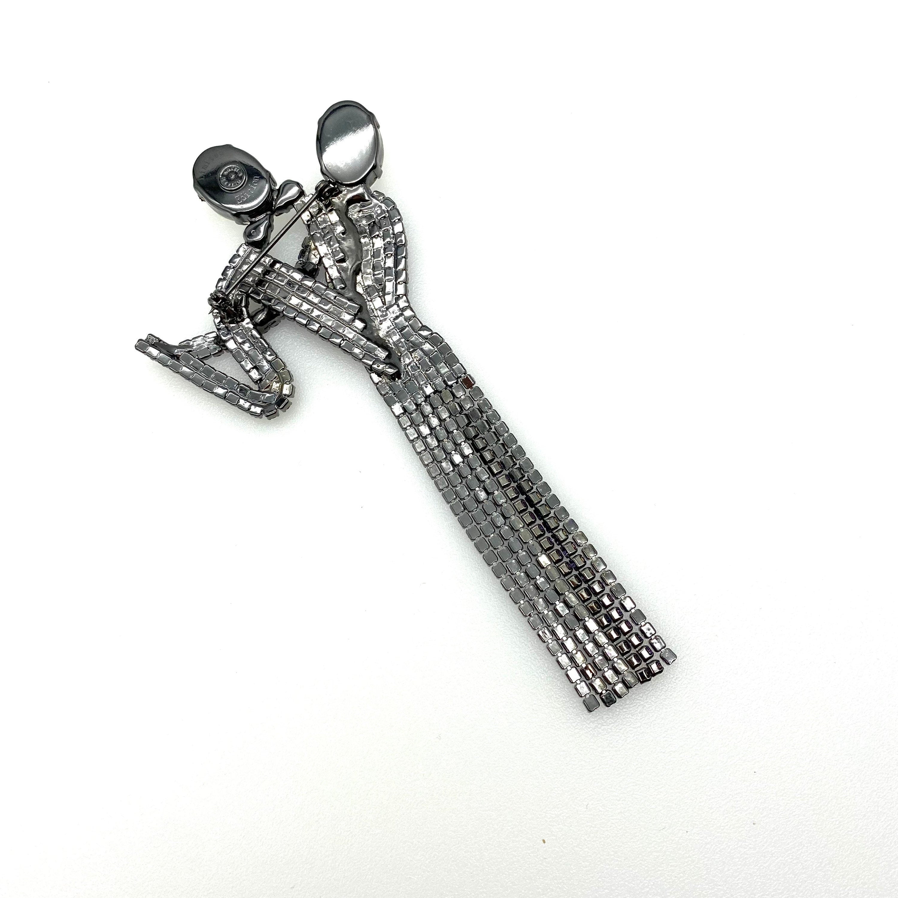 Butler&Wilson ダンスをする男女 ブローチ ビンテージ Butler&Wilson