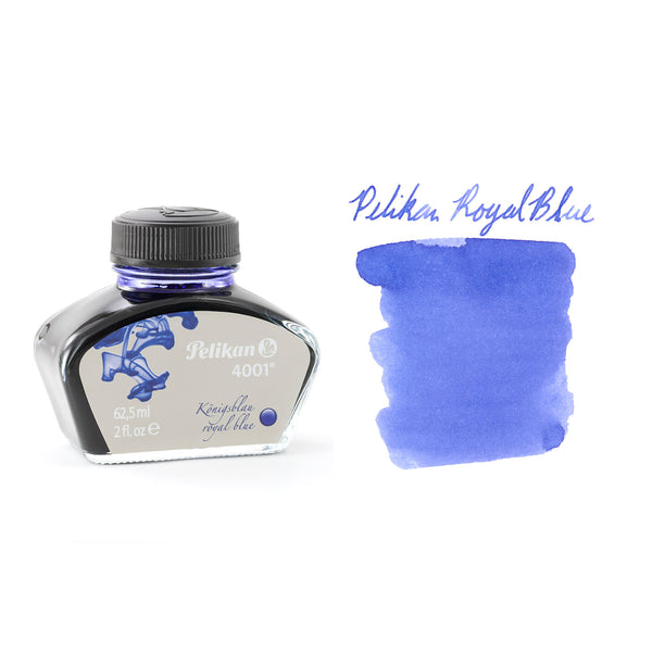 Pelikan Royal Blue 4001 - 2oz Bottled Fountain Pen Ink - The