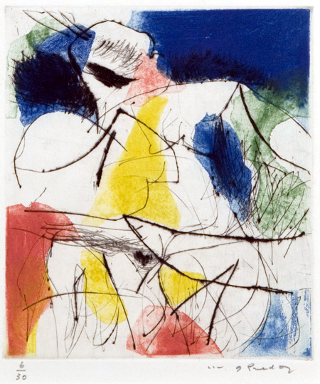 絵画 池田満寿夫 座る娘