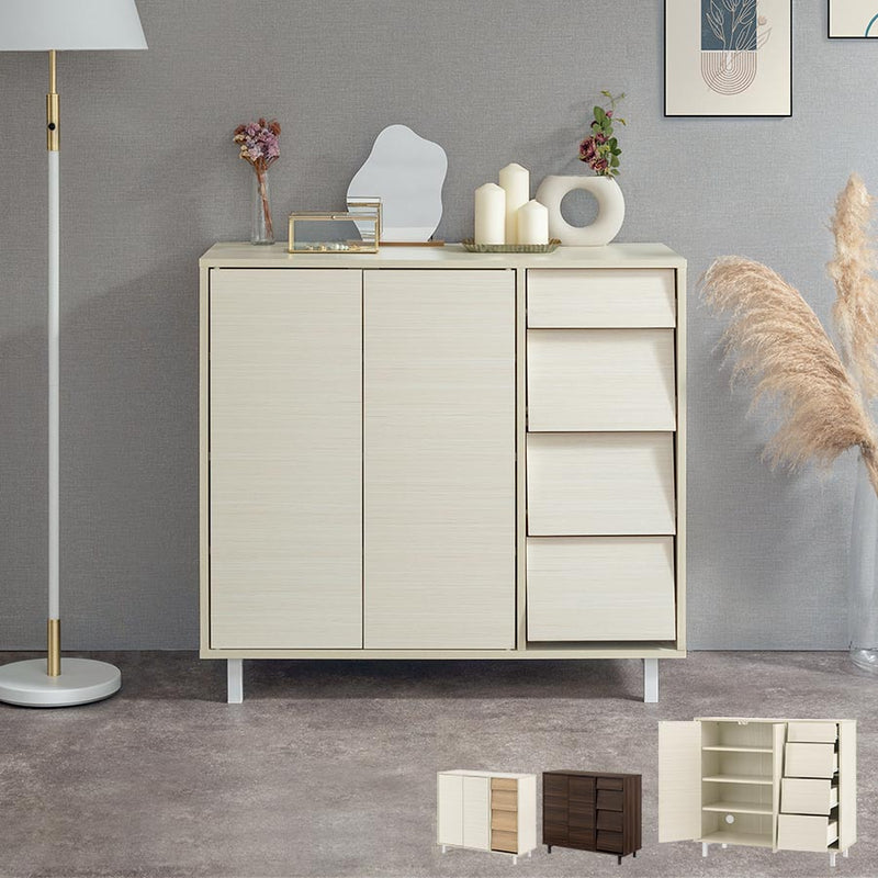 キャビネット Aタイプ 足つきキャビネット おしゃれ ぼん家具