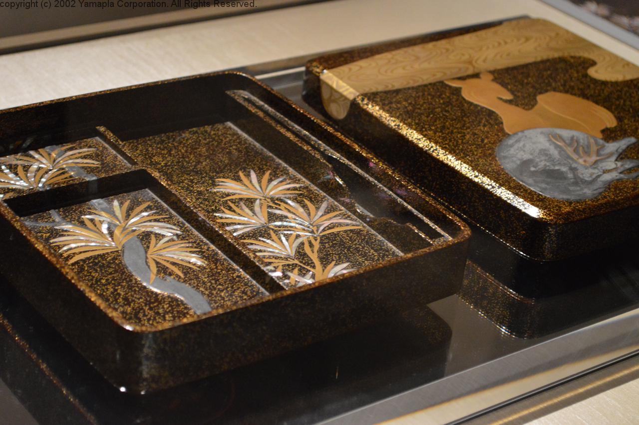 鹿蒔絵硯箱保存箱464