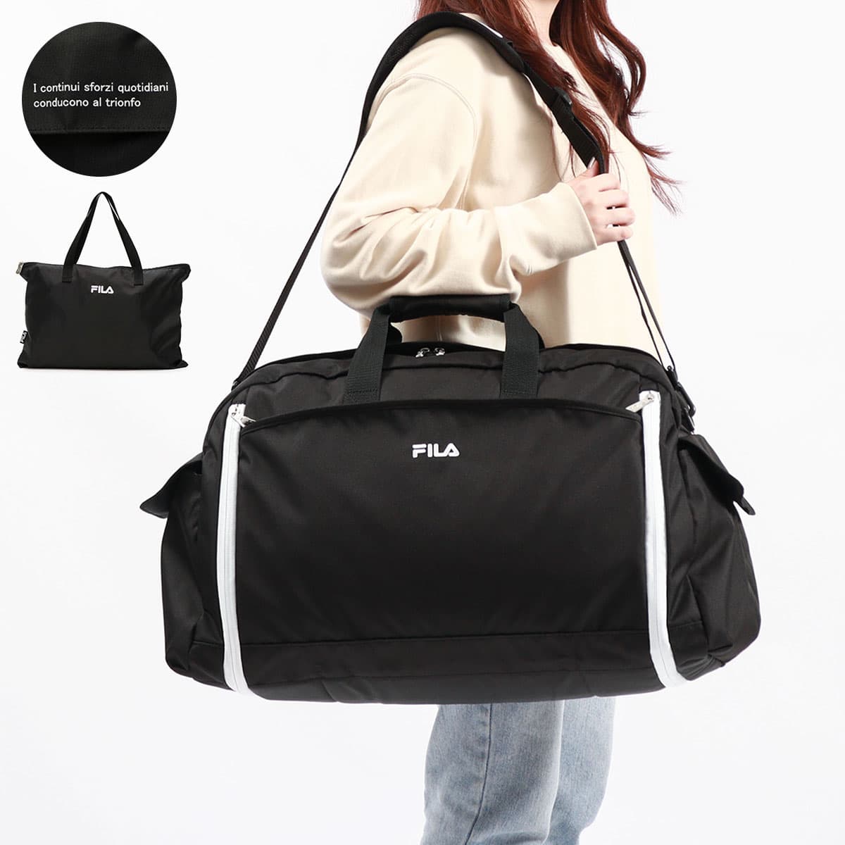 FILA フィラ セグレート 2WAY ボストンバッグ 52L 60L 7837｜【正規