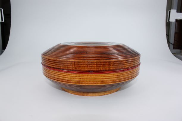 茶道具 菓子器 欅茶道具 菓子器 神代欅菓子盆 木工作家 榮一作 共